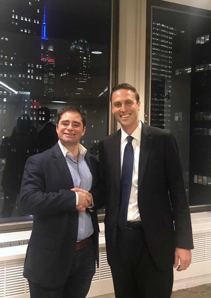 World Advisory Business Consultant Avi Lichtenstein with Founder & CEO Alexander Johnstone at NYC Small Business Networking